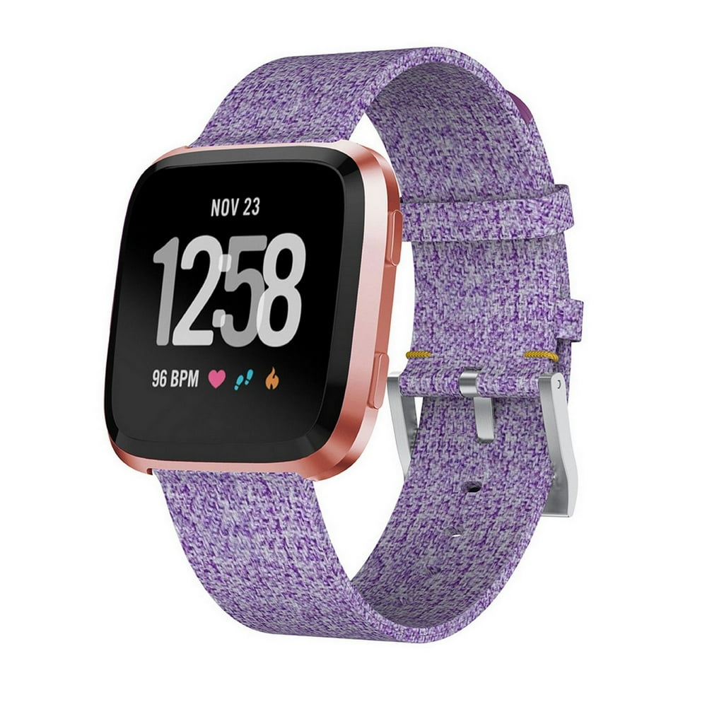 Zodaca - Zodaca For Fitbit Versa 2 / Versa / Versa Lite Wristband Replacement Woven Wristband