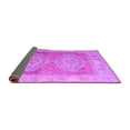 thumbnail image 2 of Ahgly Company Indoor Rectangle Oriental Purple Modern Area Rugs, 2' x 4', 2 of 4