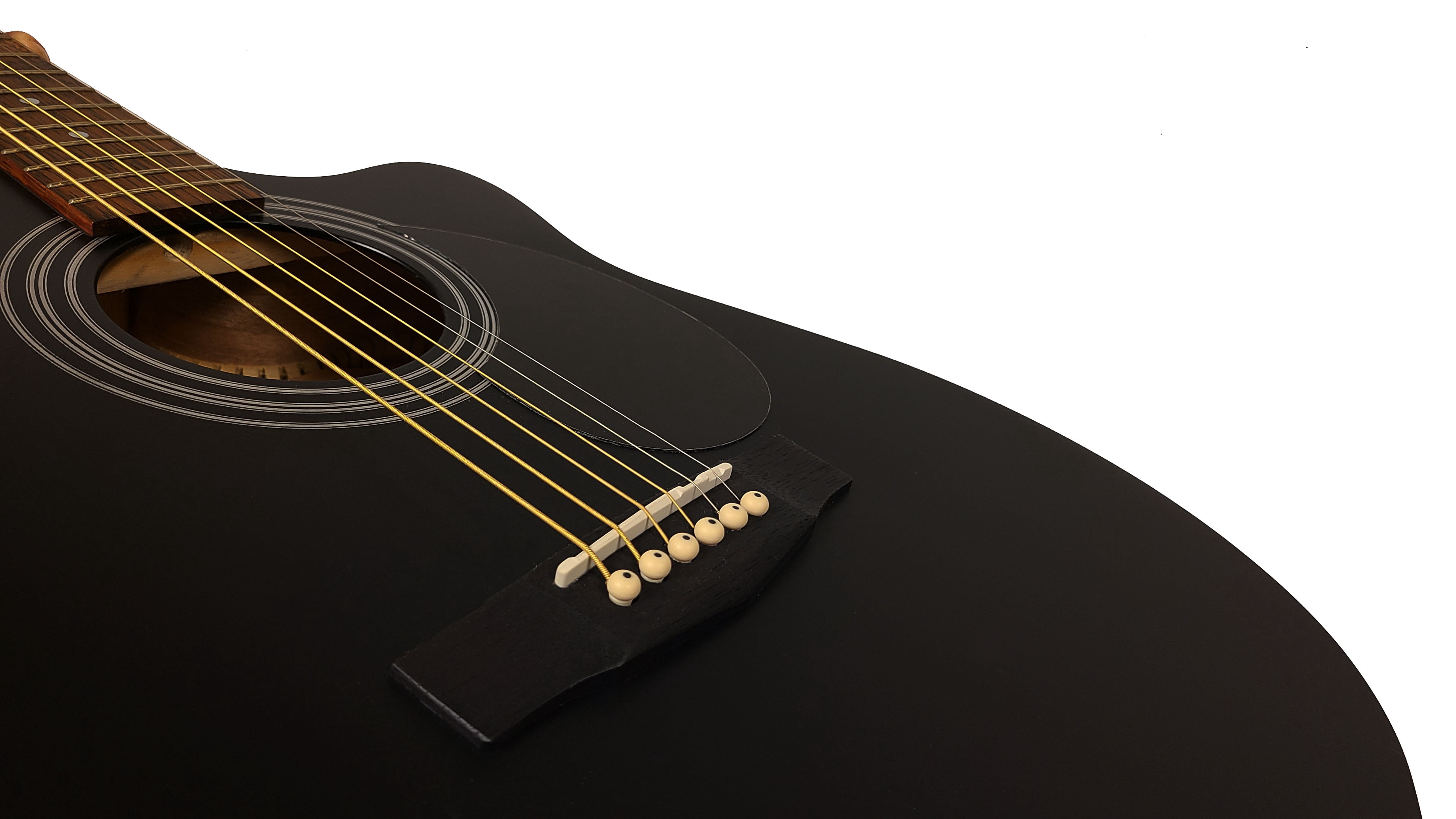 Berkeley ELEMENTARY-EQ-BKS Concert Cutaway Acoustic-Electric Guitar