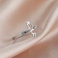 thumbnail image 4 of Cross JESUS Couple Rings Vintage Christian Amulet Prayer Stainless Steel, 4 of 6