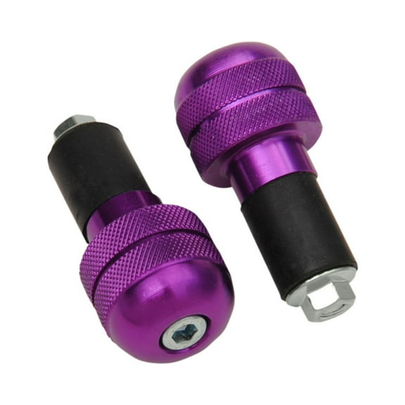 KCS Moto Anti-Vibration Handlebar End 7/8" Bars PURPLE 156007