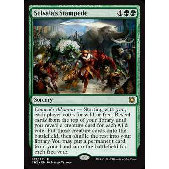 MtG Conspiracy: Take the Crown Rare Selvala's Stampede #71