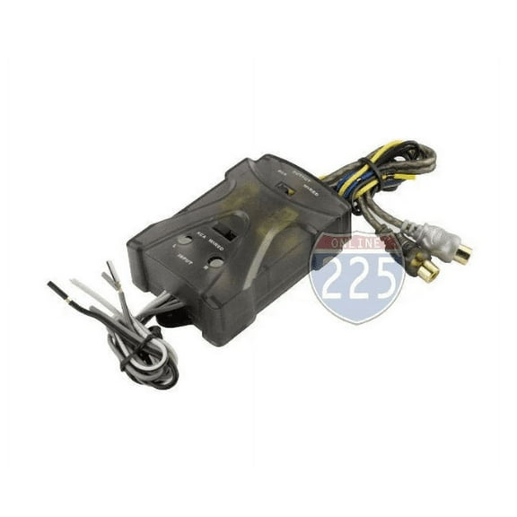 Adjustable High to Low 2-Channel Line Output Converter w Auto Remote Amp Turn On