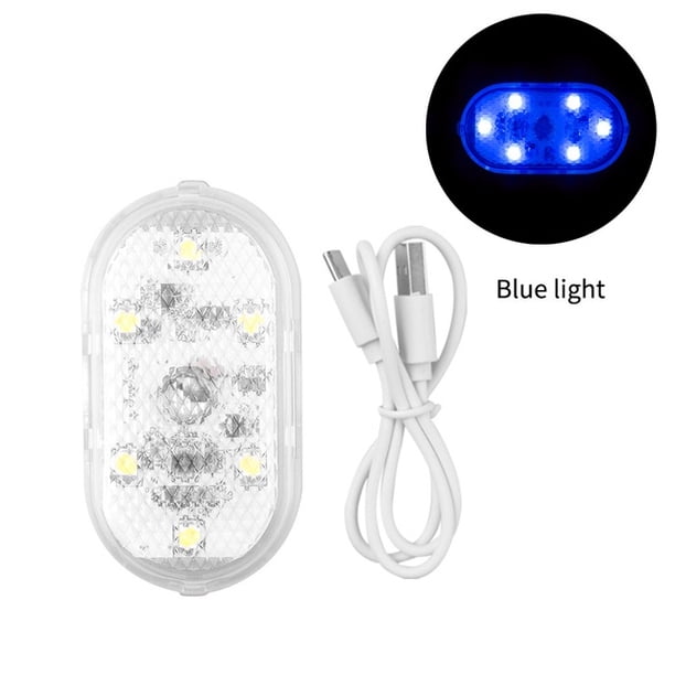 1Pcs Interior Del Coche LED Sensor De Luz Táctil Interruptor Automática Inalámbrica Lámpara Ambiental Portátil De Lectura Nocturna Atmósfera huangjie unisex
