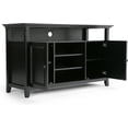 thumbnail image 4 of SIMPLIHOME Amherst SOLID WOOD Universal TV Media Stand, 54 inch Wide , Transitional, Living Room Entertainment Center My Lux Decor Round, 4 of 6