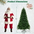 thumbnail image 2 of Gymax 6 FT Pre-Lit Artificial Christmas Tree Hinged Xmas Tree w/ 821 Branch Tips & 560 LED Lights, 2 of 10
