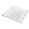 thumbnail image 5 of Carrara Marble Tile 18x18 - Italian White Bianco Polished Marble for Floor & Wall - Bathroom, Kitchen, Fireplace - 3/8" Thick, 2.25 sq.ft. per Tile, 5 of 6