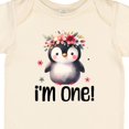 thumbnail image 4 of Inktastic Babys First Birthday Penguin 1 Year Old Girl Girls Baby Bodysuit, 4 of 5