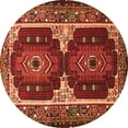 thumbnail image 1 of Ahgly Company Indoor Round Persian Orange Traditional Area Rugs, 5' Round, 1 of 1