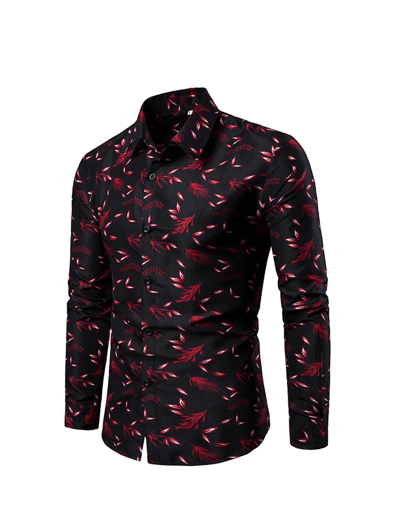 Men's Long Sleeve Slim Fit Shirt 