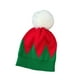 thumbnail image 4 of Gorro de Navidad, gorro de punto ligero para espectáculos en el escenario, esquí, equitación, festivales de primavera Niño Rojo Verde, 4 of 8