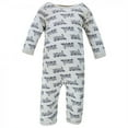 thumbnail image 5 of Hudson Baby Infant Boy Cotton Coveralls, Train, 6-9 Months, 5 of 5
