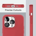 thumbnail image 7 of JETech [3 in 1] Silicone Case for iPhone 14 Pro 6.1-Inch, with 2-Pack Screen Protector and 2-Pack Camera Lens Protector, Full Coverage Tempered Glass Film, Shockproof Phone Cover (Red), 7 of 7