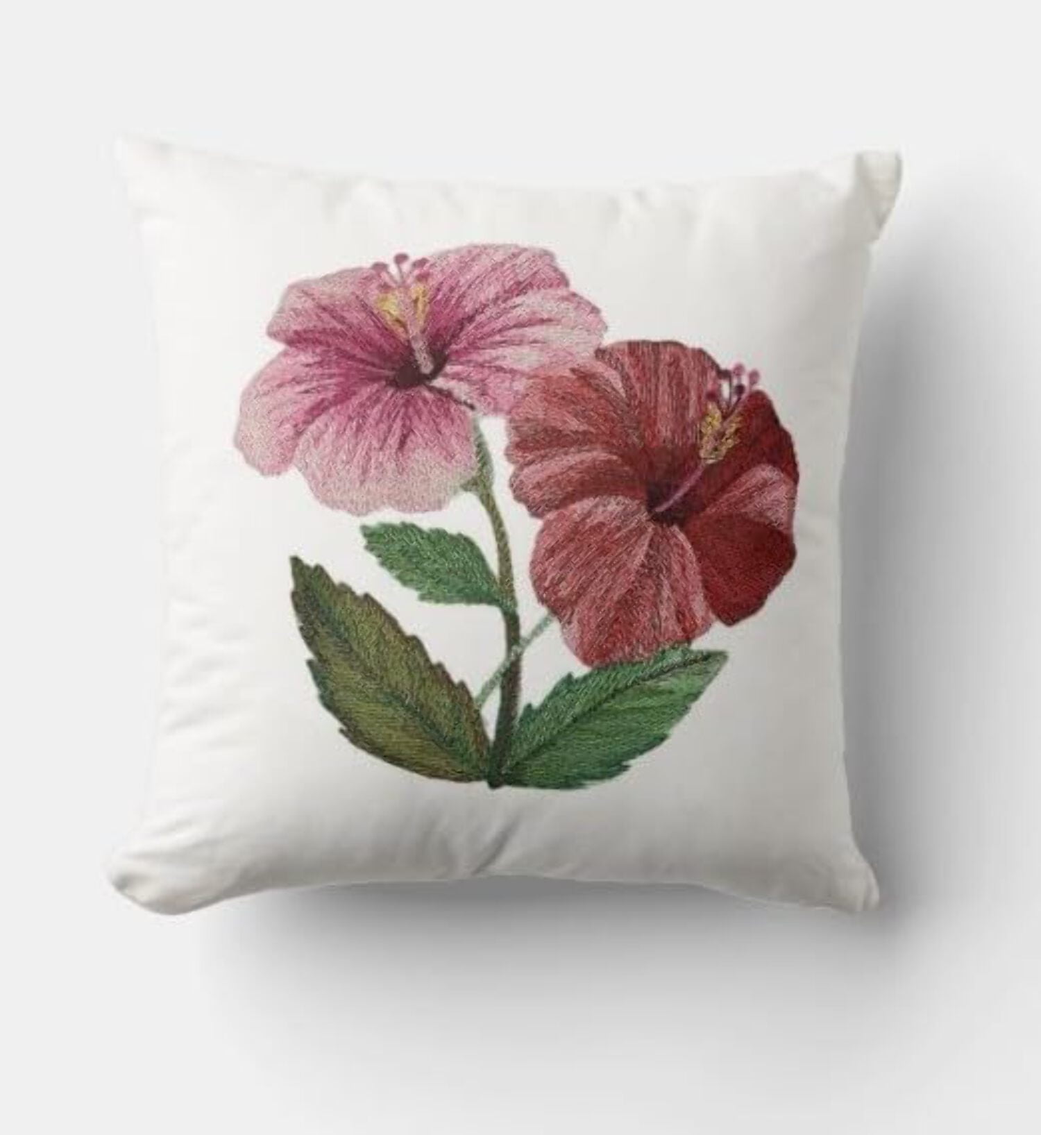 Beyond Vision Custom Flower Hibiscus Flower Embroidered Iron on/Sew Patch (5.88" x 5.9")