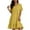 Yellow-A7, variant on Womens Smock Dresses Petite Knee Length Short Sleeve Ruffle Tiered Layered Trendy Short Dresses Cotton Linen V Neck Wedding Guest Gauze Dresses Wine S
