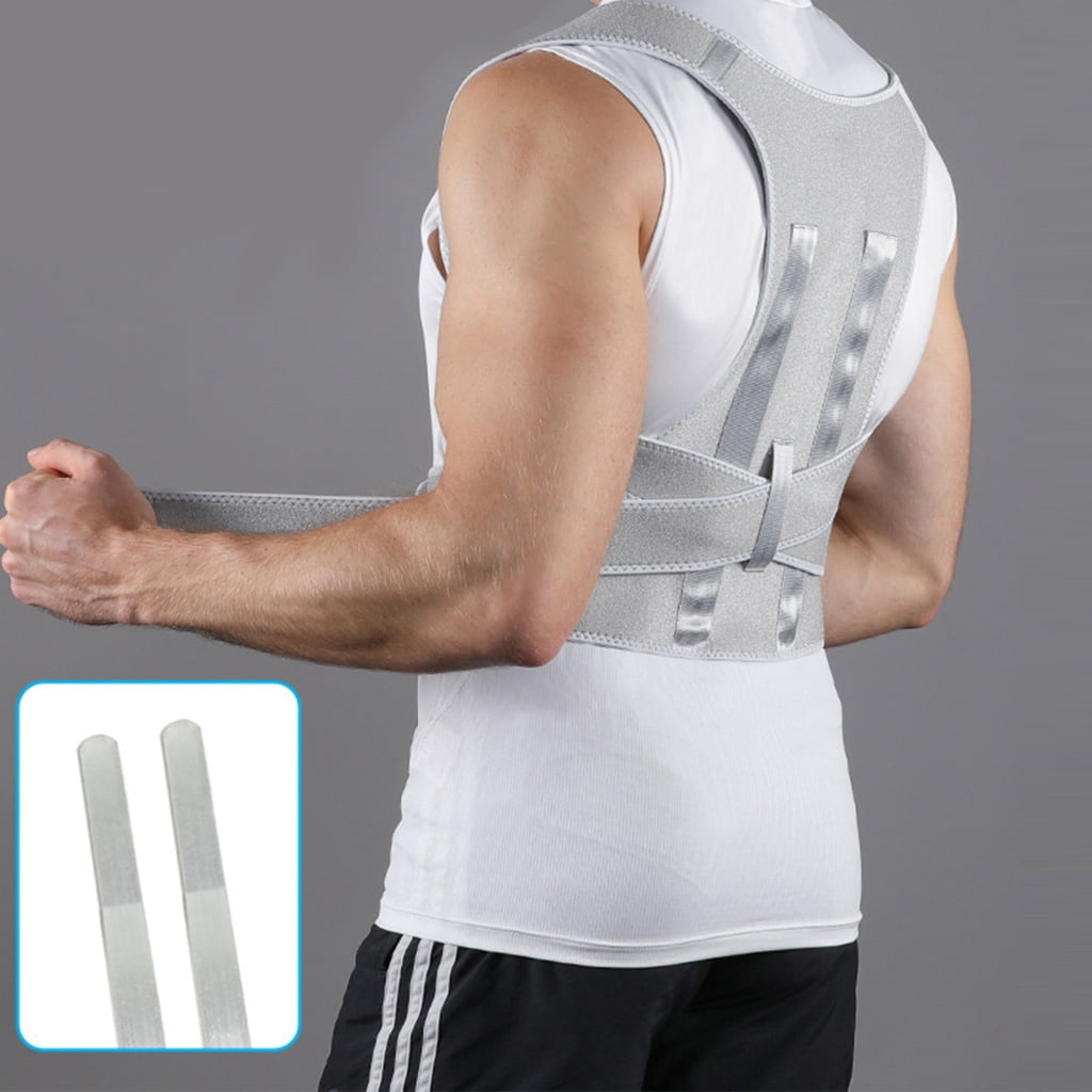 Zeiwohndc Easy Adjust Back Brace Postures Corrector Suitable for Most Sizes for Family
