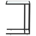 thumbnail image 2 of vidaXL Computer Side Table White Marble 50x35x65 cm Tempered Glass, 2 of 4