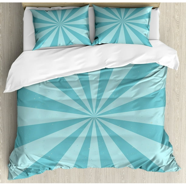 Vintage Blue King Size Duvet Cover Set Retro Style Radially Widening Geometric Dichromatic Stripes Decorative 3 Piece Bedding With 2 Pillow Shams Slate And Pale By Ambesonne - Pale Blue Candy Stripe Bedding Vintage Blue King Size Duvet Cover Set Retro Style Radially Widening Geometric Dichromatic Stripes Decorative 3 Piece Bedding With 2 Pillow Shams Slate And Pale By Ambesonne - Pale Blue Candy Stripe Bedding
