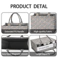 thumbnail image 4 of Large Capacity Tote Bag,Flower Princess Pattern Handbag Fashion Luxury Tote Bag,15.7"x13"x 5.1" Inches,Laptop Compatible, 4 of 6
