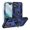 Blue, variant on Pozyie Rugged Case for iPhone 17 Pro Max with Screen Protector, Full-Body Shockproof Protective Cover with Metal Magnetic 360° Rotating Ring Kickstand, Blue
