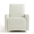 thumbnail image 4 of Storkcraft Kyoto Deluxe Extra-Wide Nursery Power Recliner Swivel Glider, Ivory Boucle, 4 of 15