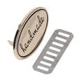 thumbnail image 4 of Metal Handmade Tag Labels, Hand Made Labels Hand Made Labels Multiple Colors Available Environmentally Friendly Exquisite Tag DIY Bag Label for DIY Bags Wallets, 4 of 7