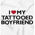 thumbnail image 2 of Love My Tattooed Boyfriend Romantic Womens Fitted Plus Size Graphic Tee Brisco Brands 2X, 2 of 5