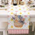 thumbnail image 2 of Binwennn Easter Bunny Egg Pattern Linen Print Kitchen Dining Room Insulated Decorative Placemat（A） Rectangle Table Satin Table Runners Packs of 10 Table Runners 48 Inches Custom Table Linen Table, 2 of 7