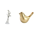 thumbnail image 1 of Figura de escritorio,Estatua de bailarina de ballet,adorno de escritorio,decoración del hogar,Estatua de bailarina moderna,regalo de cumpleaños para la oficina.,Figura de pájaros,Figura de, 1 of 8