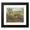 thumbnail image 2 of Erik Werenskiold 16x15 Black Modern Framed Museum Art Print Titled - Herders at Tatoy (1883), 2 of 5