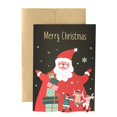 thumbnail image 1 of Tarjeta especial de Feliz Navidad con sobre tarjeta de felicitación de Navidad rectangular tarjeta de felicitación de Feliz Navidad, 1 of 4