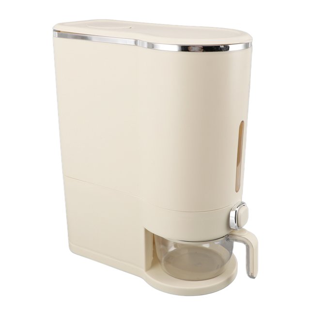 Rice Storage Bucket,Press Type Double Sealing Rice Bin Rice Storage Container Pet Food Dispenser Beans Grains Storage Bin For Flour Sugar Coffee Rice Nuts Snacks
