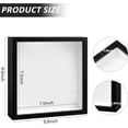 thumbnail image 2 of 6 Pack Shadow Box Picture Frame,Wood Square Shadow Boxes Display Cases,1.2 Inch Interior Depth 3D Frames Shadow Box for Pictures, Flowers, Medals, Memorabilia,Tickets(8 x 8 Inch), 2 of 4