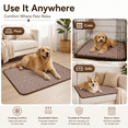 thumbnail image 6 of Dog Cooling Mat, Dog Ice Silk Mat Summer Pet Mat Sleeping Mat Lce Mat, Pet Cooling Mats for Dogs(XL,Coffee, 39.4x 27.6in), 6 of 7