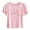 Pink, variant on Cute Tops for Girls Bowknot Print Puff Short Sleeve T-shirts Crew Neck 1-9 Years Toddler Kid Summer Clothes (1T, White)
