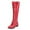 Red, variant on Boots for Women,European Style Fall Winter Women Lace Up Over Knee High Boots Large Size Foreign Trade Fashion Footwear,Knee High Boots Women,Black7.5