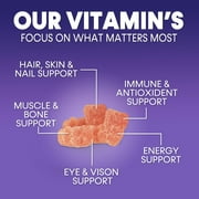 Multivitamin Gummies for Adults - Daily Adult Multivitamins Gummy with Vitamins A, C, D, B12 for Women & Men, Immune Support Gummy Multivitamins Supplement, Adult Multi VIT Vitamin - 120 Gummies
