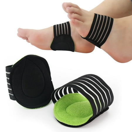 1 Pair Flat Foot Arch Support Breathable Cushioned Insole Wraps Arch Brace for Plantar Fasciitis Foot Pain
