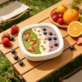 thumbnail image 4 of Linnome Stainless Steel Yogurt Frying Ice Cream Maker Small Homemade Ice Frying Tray with 2 Spatulas, 4 of 9