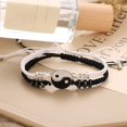 thumbnail image 2 of Collares para 2 Pulsera de cadena ajustable Yin Yang a juego para B, 2 of 5