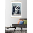 thumbnail image 2 of George Washington and Abraham Lincoln Shaking Hands Wall Poster with Magnetic Frame, 22.375" x 34", 2 of 4