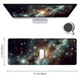 thumbnail image 2 of nygtbtfer  Large Gaming Mouse Pad Mat with Stitched Edge Non-Slip Rubber Base Washable Resilient for Office Computers Laptop Table Mouse Pads Mats Accessory (Starry Sky), 2 of 6