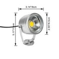 thumbnail image 2 of Kiven LED Indoor/Outdoor Waterproof Spotlight with Vinly Siding Hooks and Remote Control, Dimmable Porch Light with 9.84 FT Plug-in Cord, 7 Watts, 2 of 7