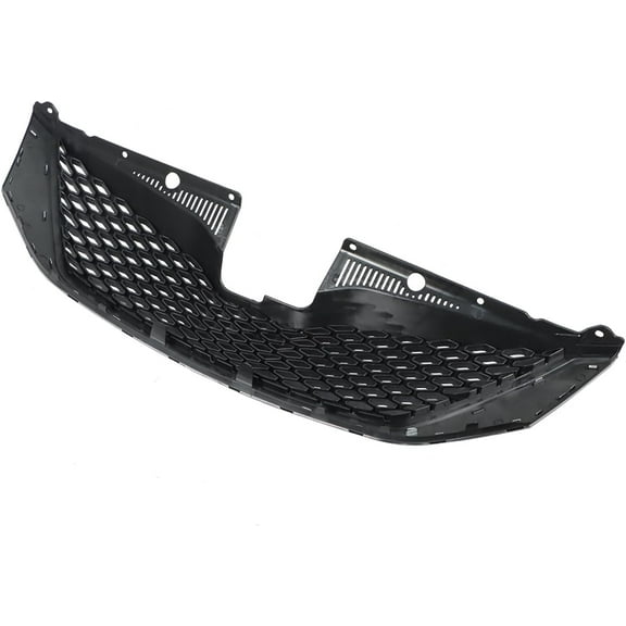 ALL-CARB Front Bumper Upper Grille Grill Black W/Chrome For 2011-2017 Toyota Sienna