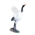 thumbnail image 5 of Outdoor Garden Statue Miniature Sculptures Crane Novelty Standing Bird Statues Decoy for Tabletop Lawn Home Swimming Pool Decoration 11cm, 5 of 9
