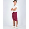 thumbnail image 6 of Real Essentials Boys' 5-Pack Mesh Active Athletic Performance Basketball Shorts With Pockets, 6 of 7