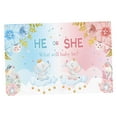 thumbnail image 2 of Abbracc Gender Reveal Backdrop Cute Photo Props Hanging Party Photography Background 180cmx120cm, 2 of 9