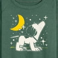 thumbnail image 3 of Peanuts - 50s Snoopy Stars - Women's Lightweight French Terry Long Sleeve Shirt, 3 of 6