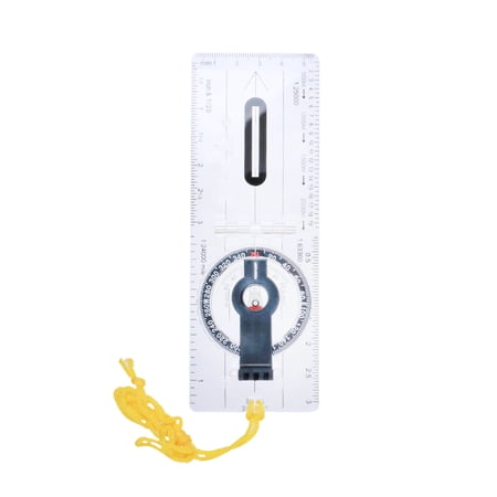 Foldable Ruler Compass Tool for Hiking Camping Orienteering | Walmart ...