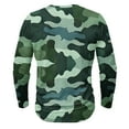 thumbnail image 4 of Stamzod Mens Long Sleeve Camo T-Shirt Casual Fitness Slim Fit Stretch Shirts Graphic Tees Button Down Plus Size Sporty Workout Pullovers on, 4 of 4